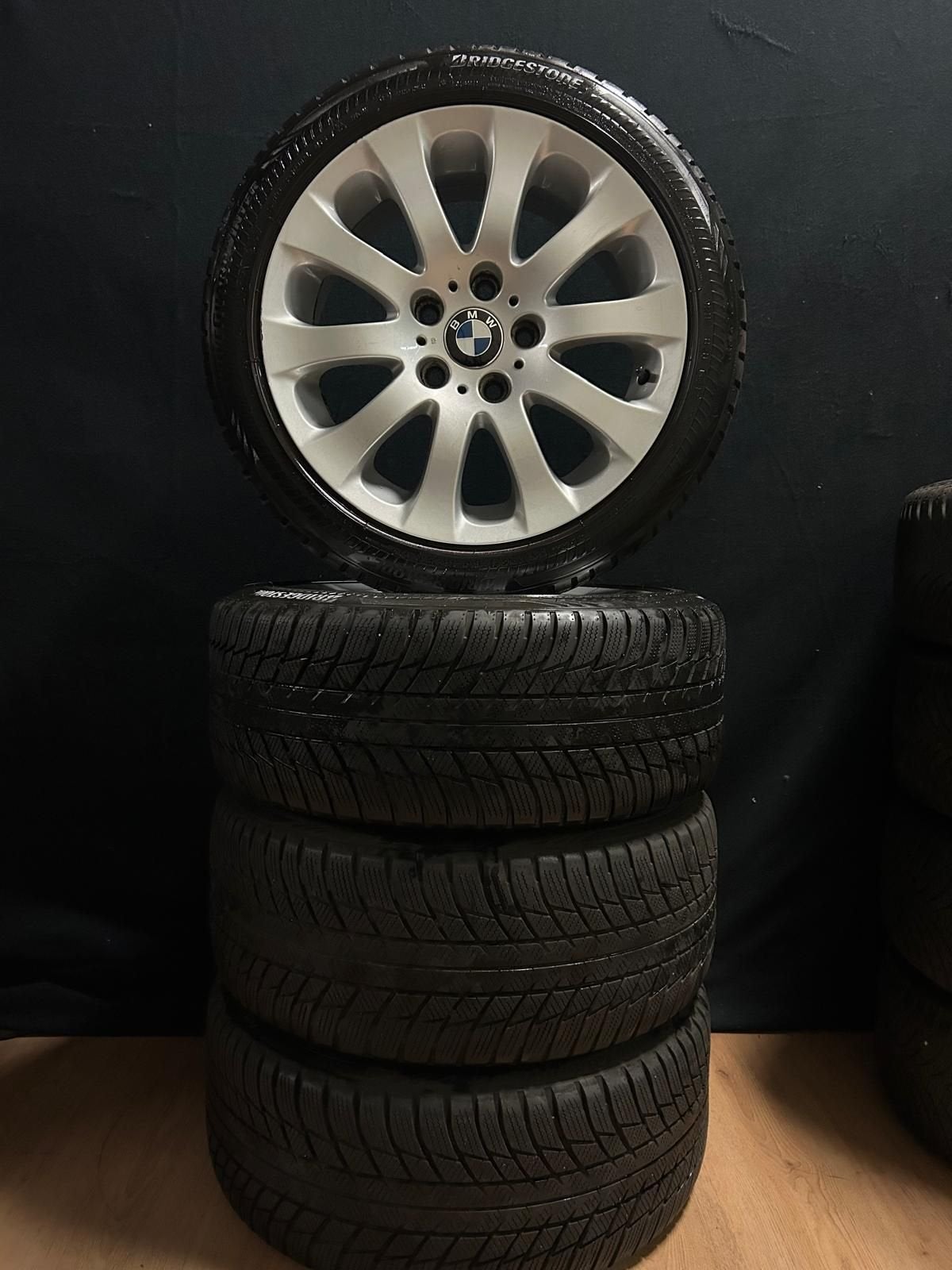Originele BMW velgenset 17INCH + Bridgestone winterbanden Ru, Auto-onderdelen, Ophalen, Gebruikt, -, -