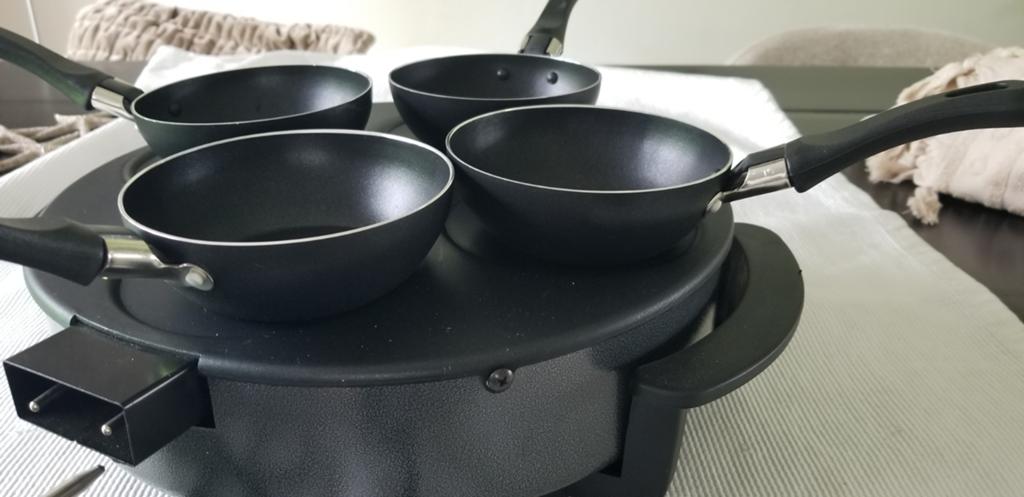 Electrisch  4 pers  tristar wok set nieuw, Ophalen, Nieuw, 4 t/m 7 personen