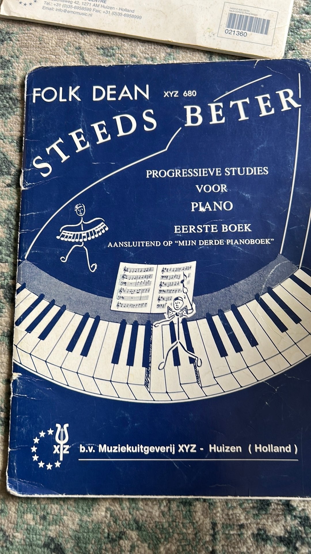 Folk dean steeds beter 1 pianoboek, Muziek en Instrumenten, Bladmuziek, Gebruikt, Klassiek, Les of Cursus, Ophalen of Verzenden