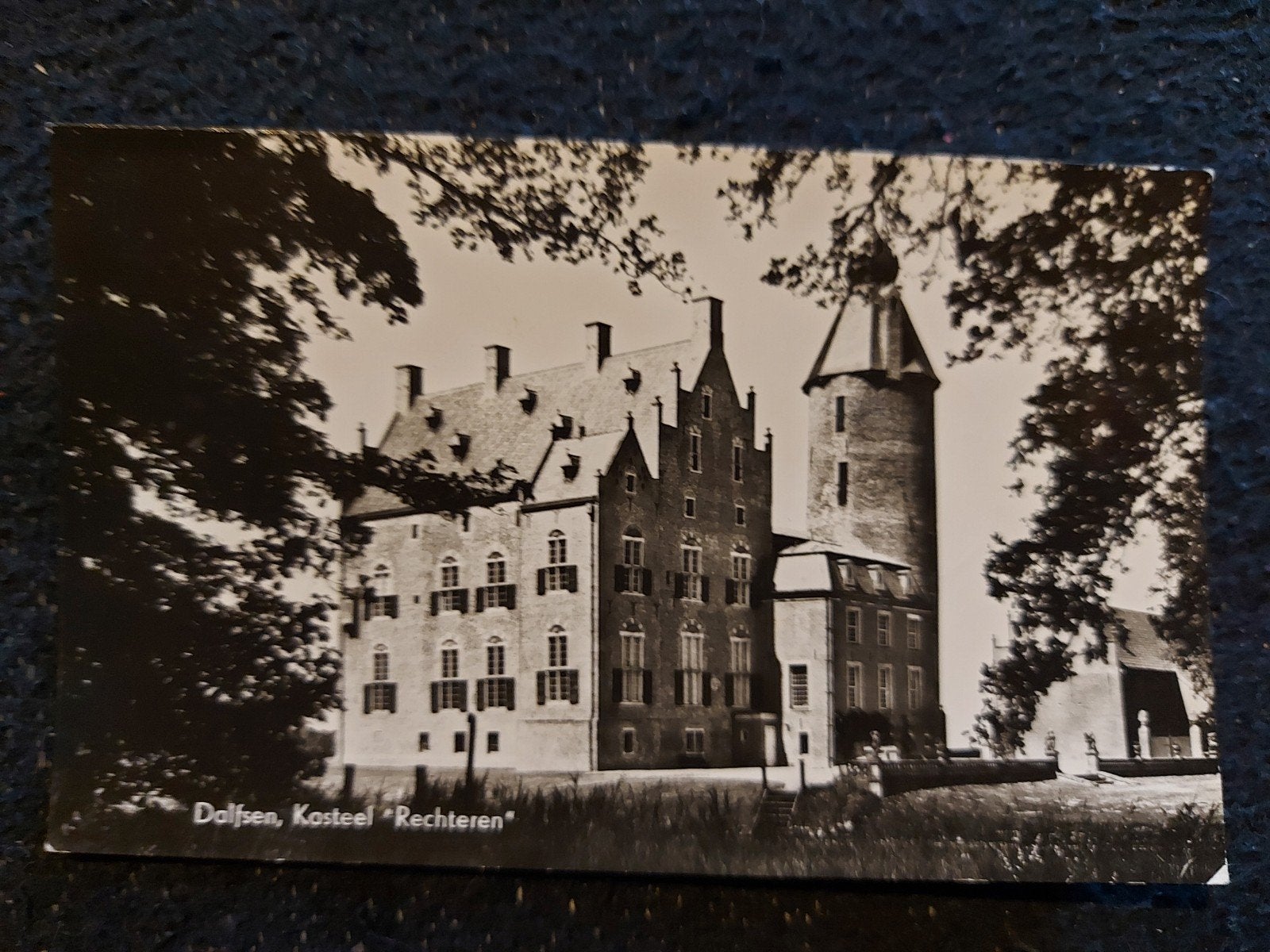 Oude ansichtkaart Kasteel Rechteren Dalfsen Overijssel, Ophalen of Verzenden, 1960 tot 1980, Gelopen, Gelderland
