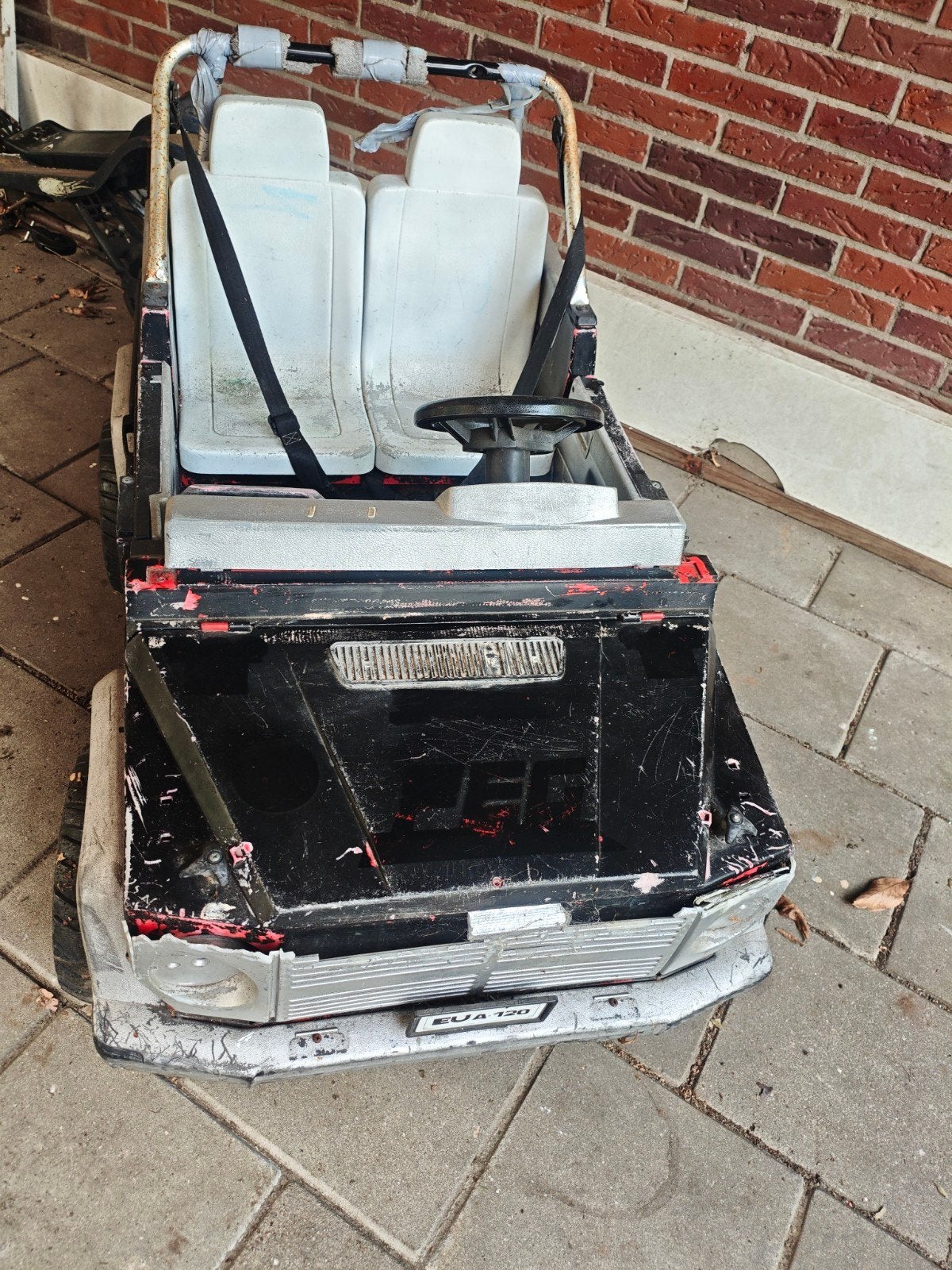 Elektrische jeep kind, Gebruikt