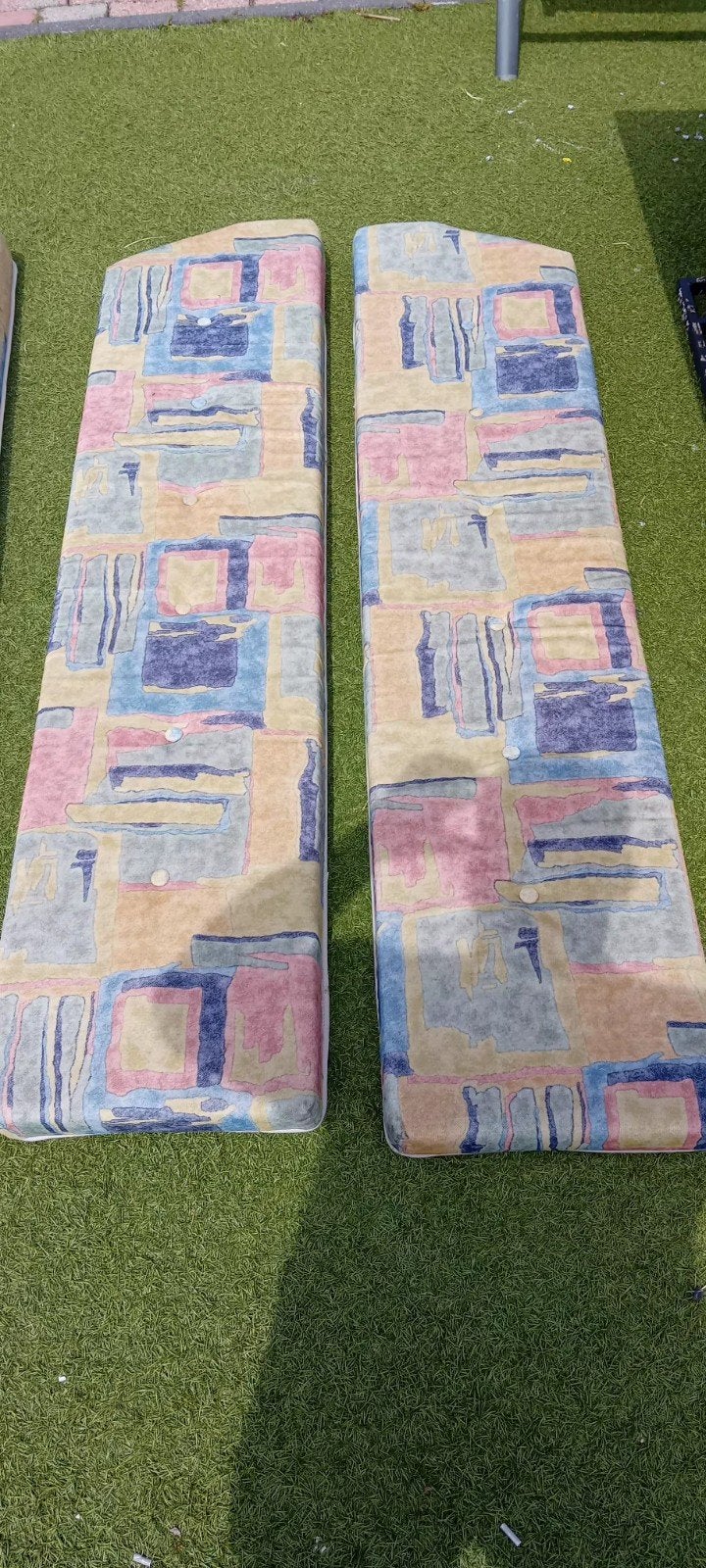 Set van 4 caravan kussens met kleurrijk patroon, Ophalen, Gebruikt