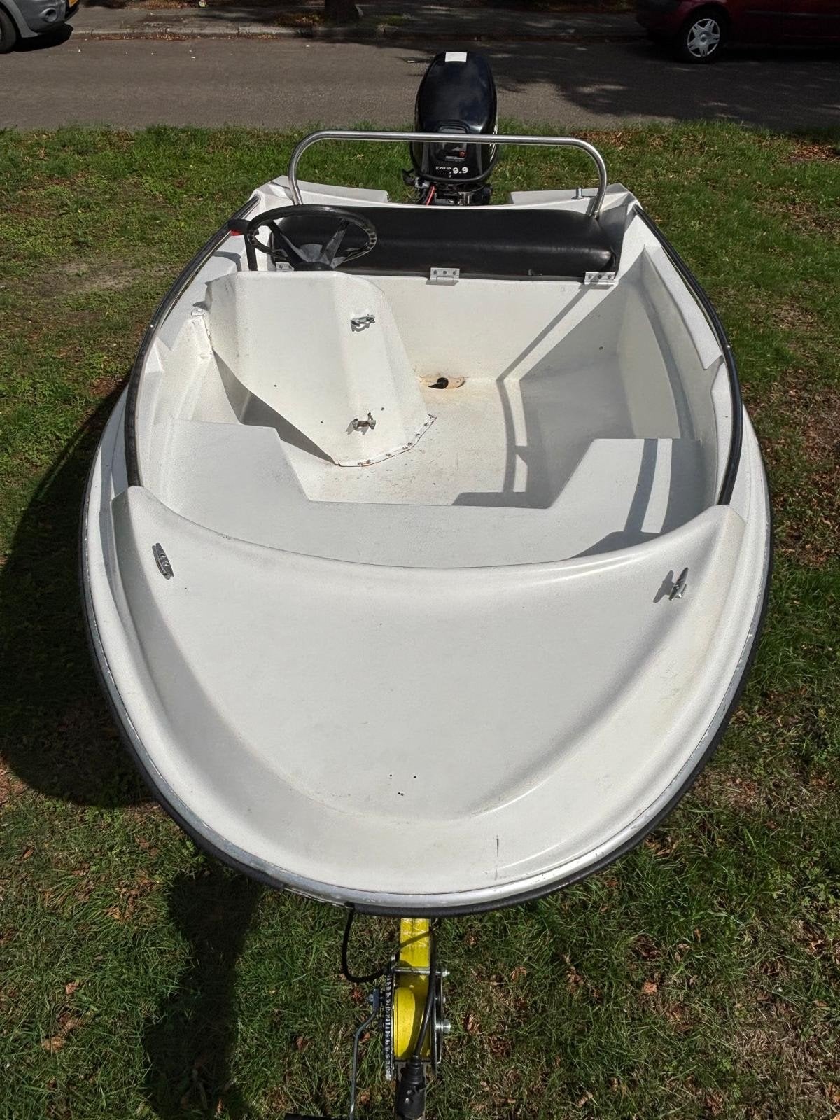 console boot 15pk inclusief trailer, Ophalen of Verzenden, Gebruikt, Overige typen, Motorboot
