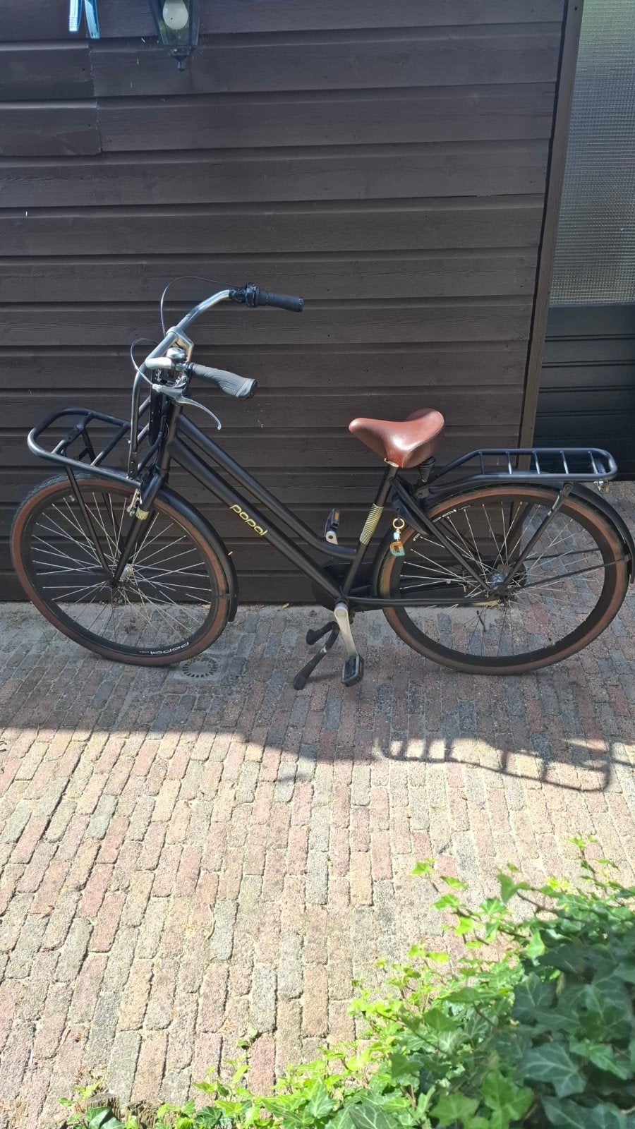 Popal Daily Dutch Basic Damesfiets Zwart, Overige merken, Terugtraprem, Ophalen of Verzenden, 53 tot 56 cm