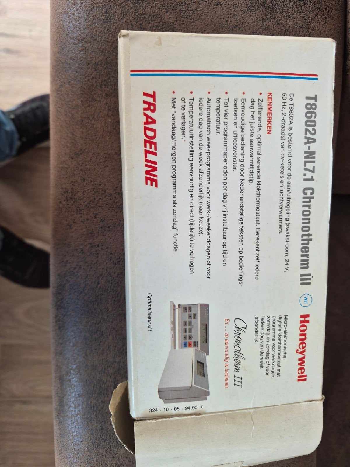 Honeywell Chronotherm III Thermostaat - Nieuw in doos, Doe-het-zelf en Verbouw, Thermostaten, Ophalen of Verzenden, Nieuw