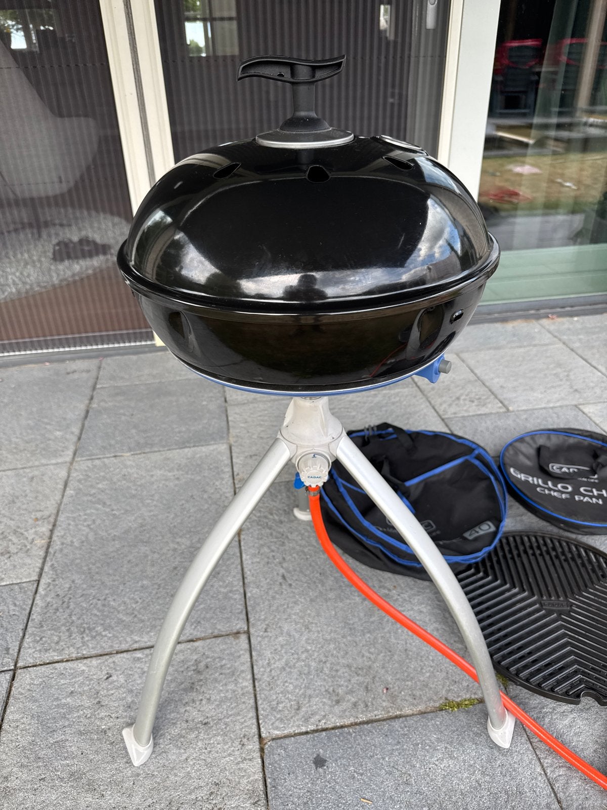 Cadac Grillo Chef 40 met Chef Pan 40, Tuin en Terras, Gasbarbecues, Ophalen, Gebruikt