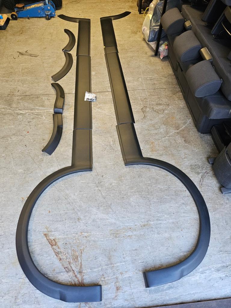 Wiellijsten vw transporter t6 lange versie cross, Ophalen, Nieuw, Voor, Bumper