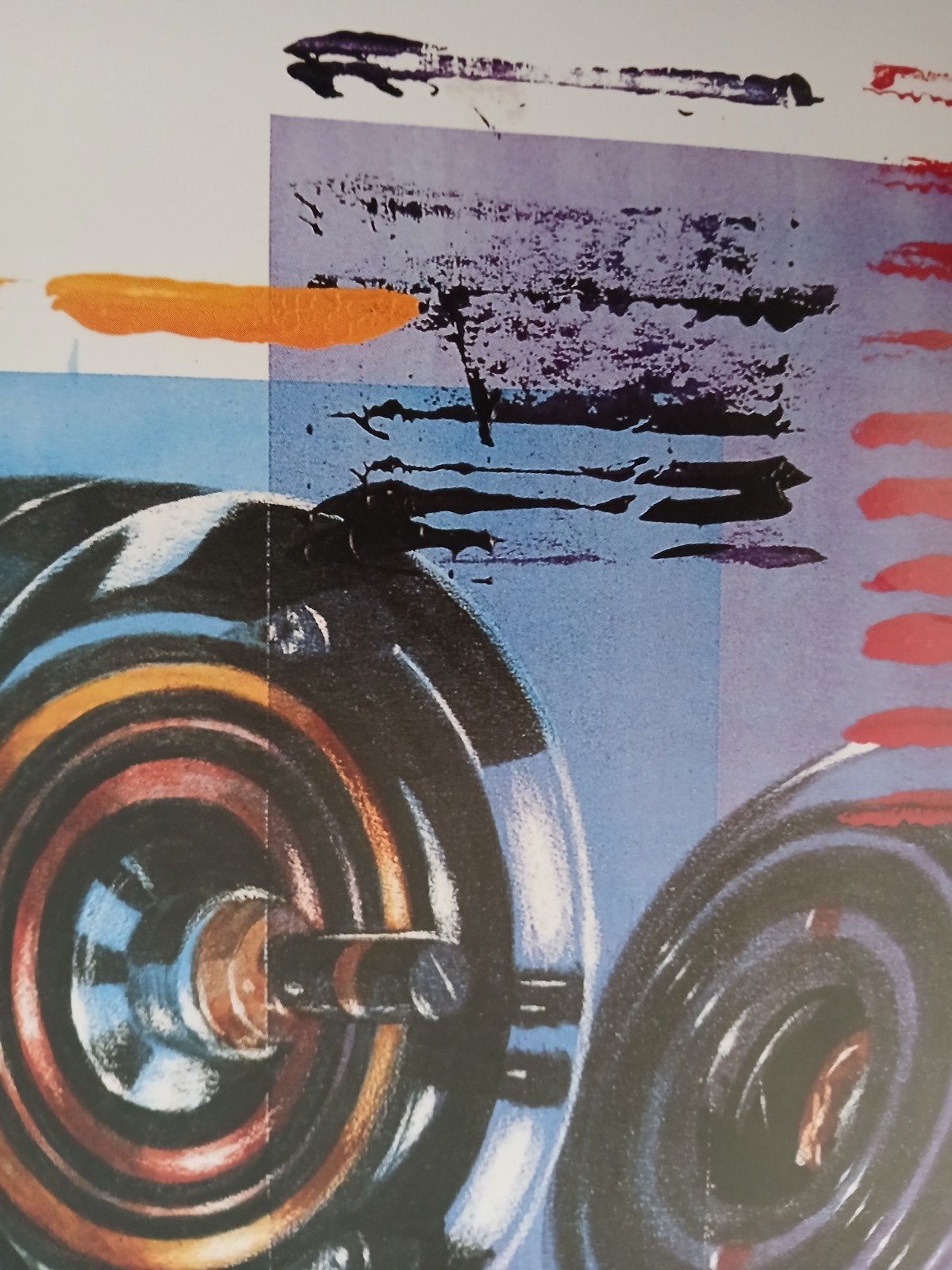 Marcel Bastiaans - Abstracte compositie, Abstract, Ophalen of Verzenden, Gesigneerd, Print