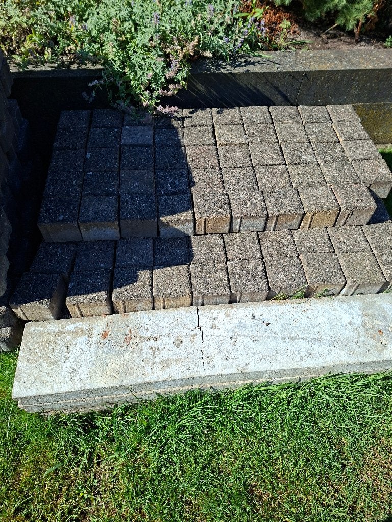 Klinkers voor bestrating, Tuin en Terras, Ophalen, Gebruikt, Klinkers, 5 tot 10 m²