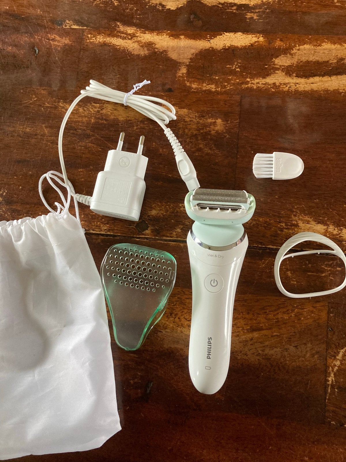 Philips Ladyshave Wet & Dry - Zo goed als nieuw, Ophalen of Verzenden, Zo goed als nieuw, Scheren en Epileren