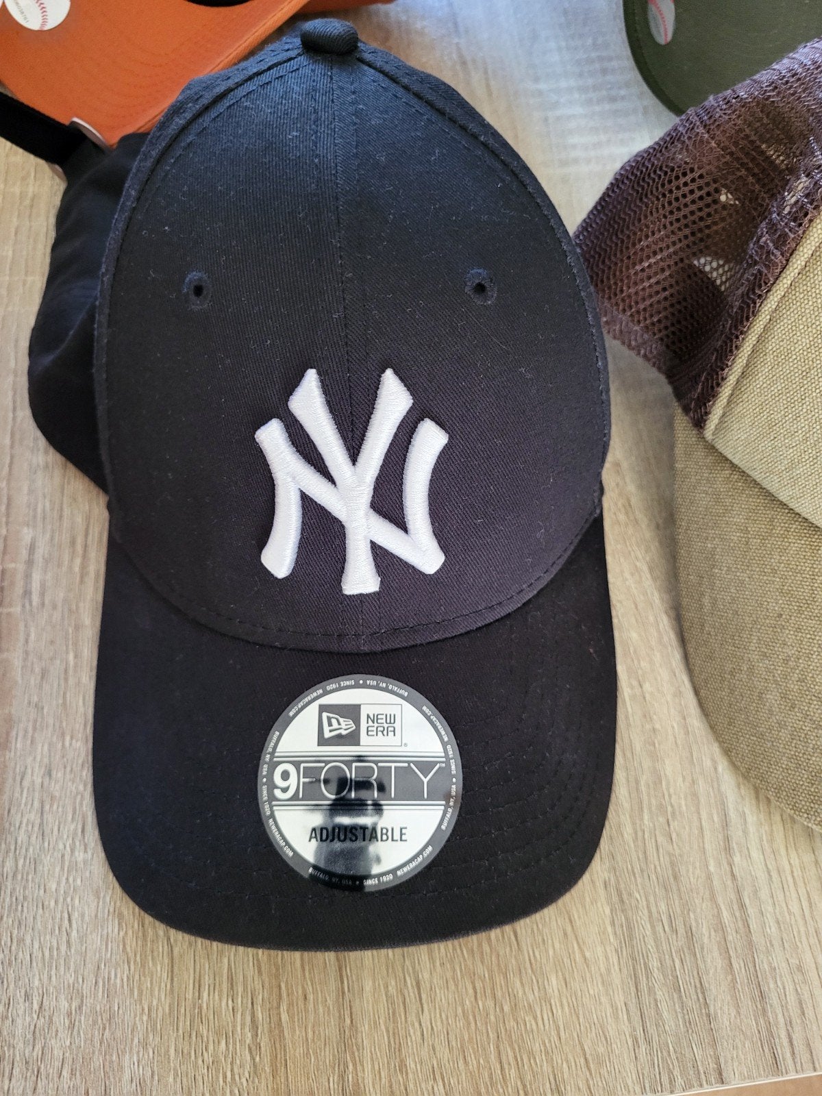 New Era 9FORTY NY Yankees Pet Zwart - Verstelbaar, Kleding | Heren, Nieuw, Pet, New Era, One size fits all
