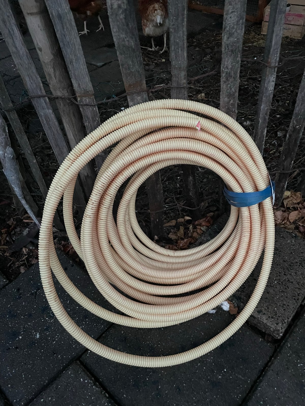 Elektradraad in flexibele buis, Ophalen, Nieuw, Kabel of Snoer