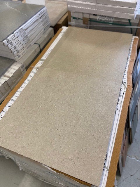RESTPARTIJ! Vloertegel Y.Creme 60x60 nu voor maar €24,50