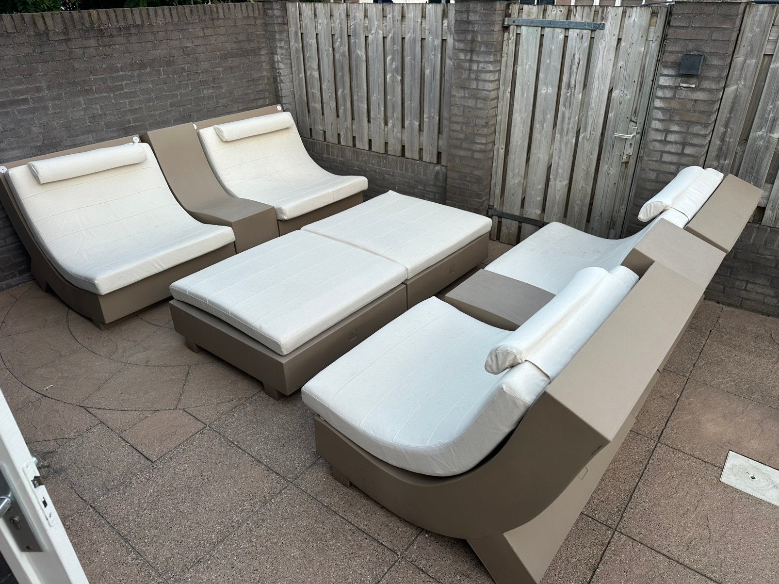 Sifa’s Design Loungeset, Tuin en Terras, Ligbedden, Ophalen, Gebruikt, Kunststof, Verstelbaar