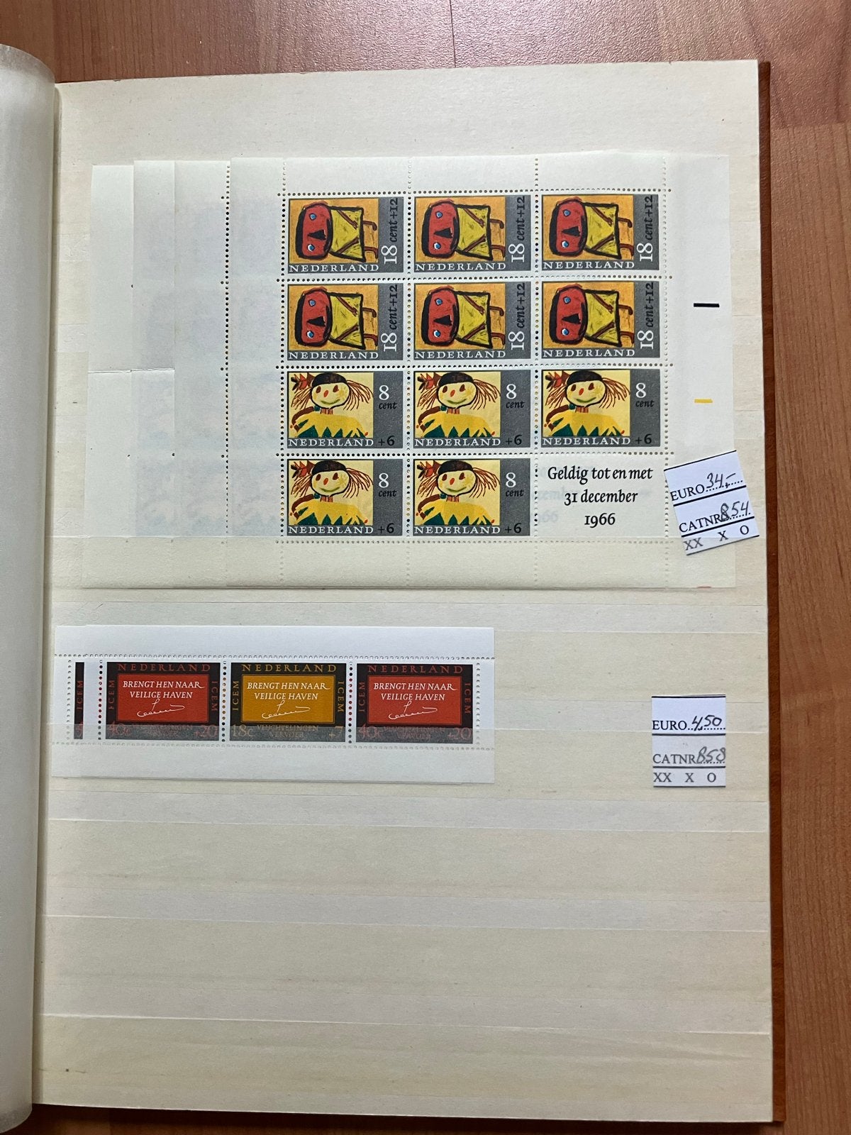 Verzameling Kinderpostzegels Nederland (1967-1995), Ophalen of Verzenden, Na 1940, Postfris