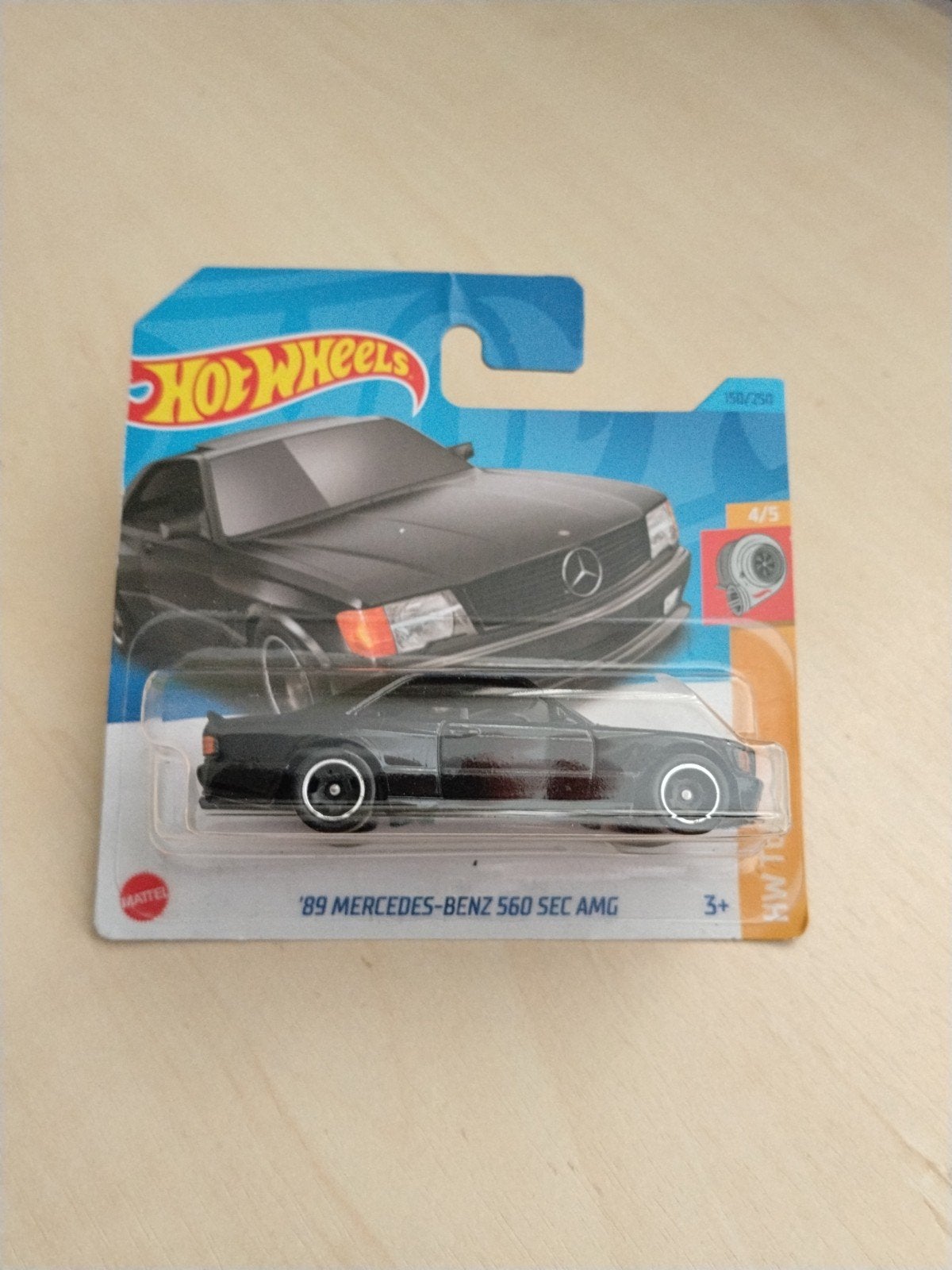 Hotwheels '89 Mercedes Benz 560 SEC AMG hot wheels, Ophalen of Verzenden, Nieuw, Auto