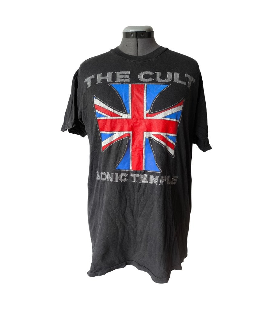vintage the cult sonic temple 1989 promotional t shirt, Vintage, Vintage, Ophalen of Verzenden, Gedragen