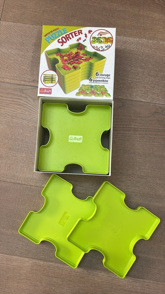 Trefl Puzzle Sorter – 6 puzzelbakjes – puzzel sorteerder, Hobby en Vrije tijd, Ophalen of Verzenden, 500 t/m 1500 stukjes, Zo goed als nieuw