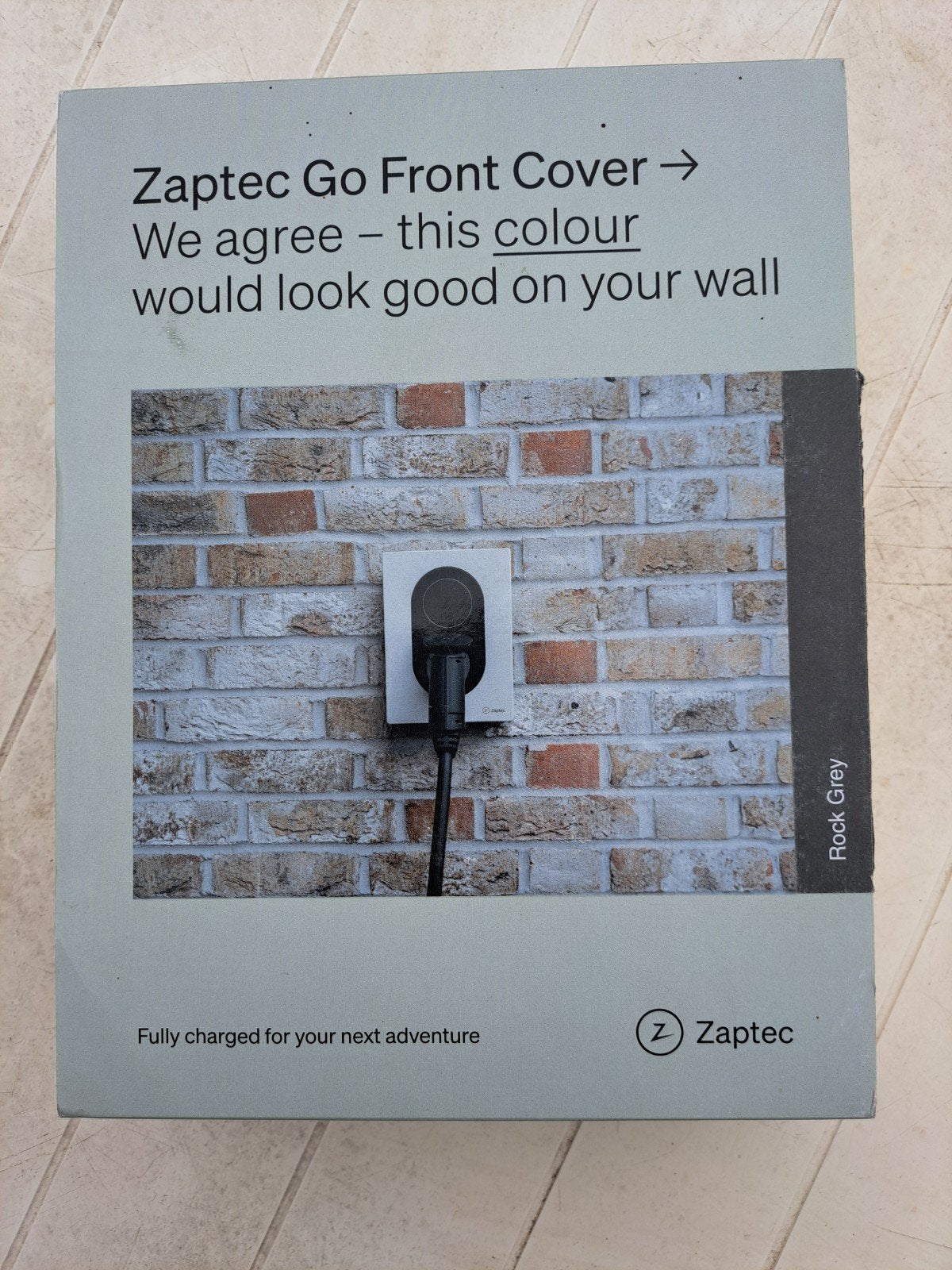 Zaptec Go Front Cover - ZWART, Ophalen, Nieuw