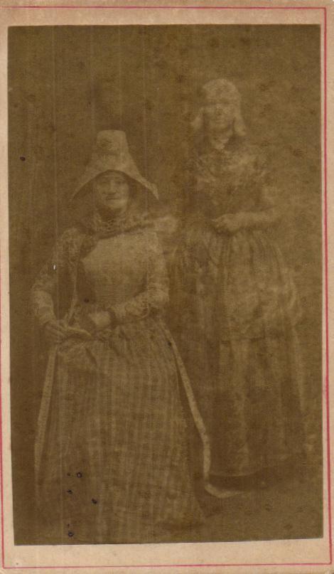 CDV - J. Hillebrand - Workum - Zeer oud -Klederdracht, Gebruikt, Verzenden, Foto, Klederdracht