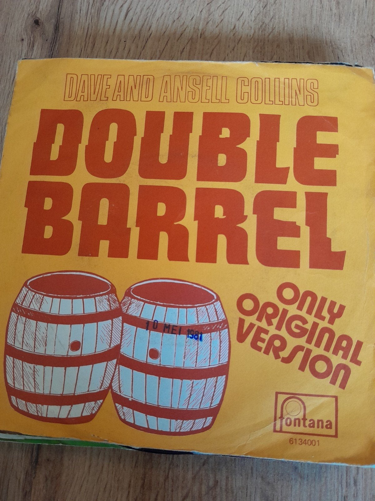 dave and ansell collins 7 inch double barrel, Ophalen of Verzenden, Zo goed als nieuw, Pop