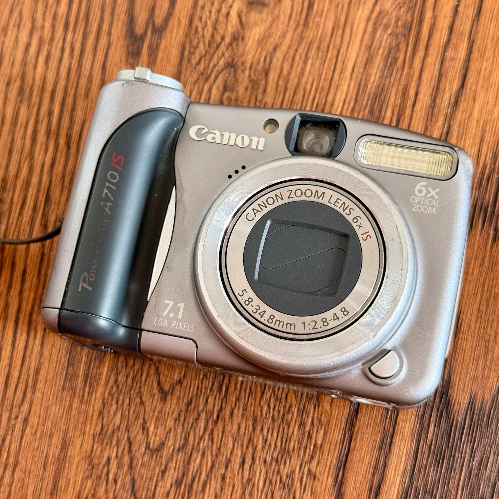 Canon PowerShot A710 IS DigiCam Compact Camera - Defect, 7 megapixels, Canon, Ophalen of Verzenden, Compactcamera