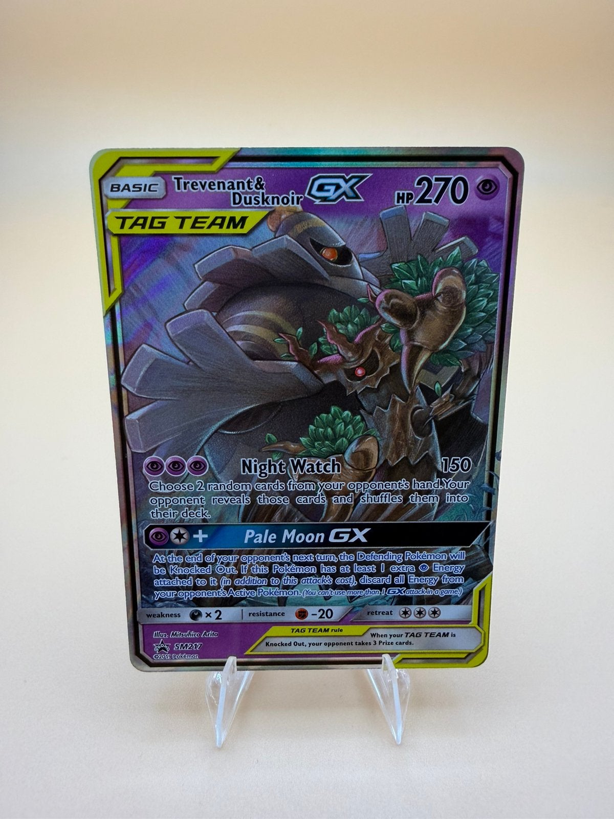 Trevenant & dusknoir GX SM217, Ophalen of Verzenden, Zo goed als nieuw