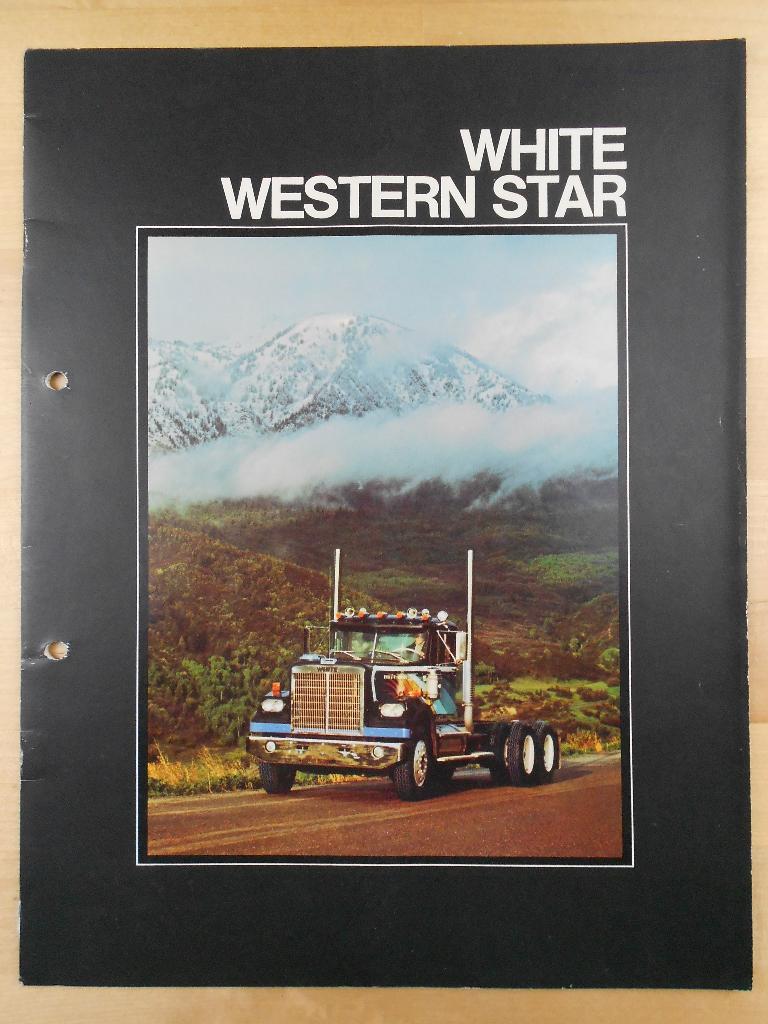 White Western Star Brochure 1977, Boeken, Auto's | Folders en Tijdschriften, Zo goed als nieuw, Overige merken, Ophalen of Verzenden