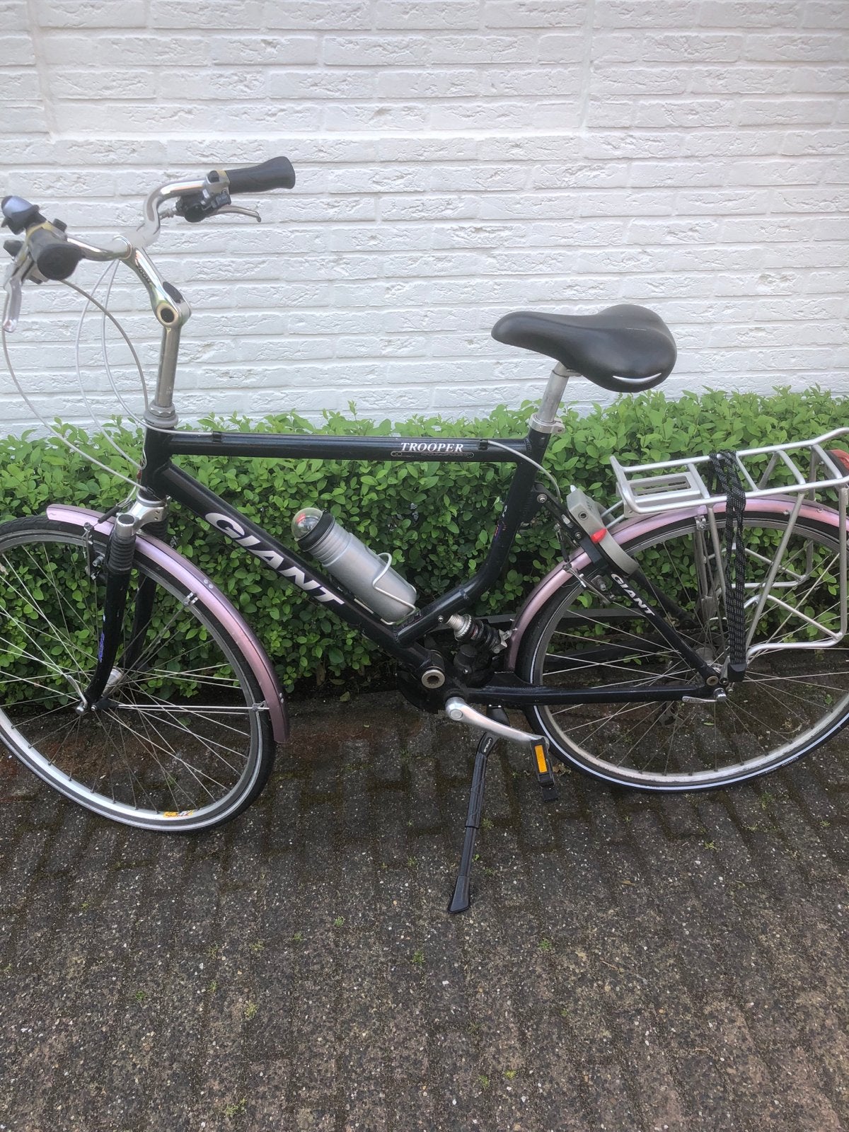 Giant Trooper Herenfiets - Comfortabel en Robuust, Ophalen, Gebruikt, Velgrem, Versnellingen