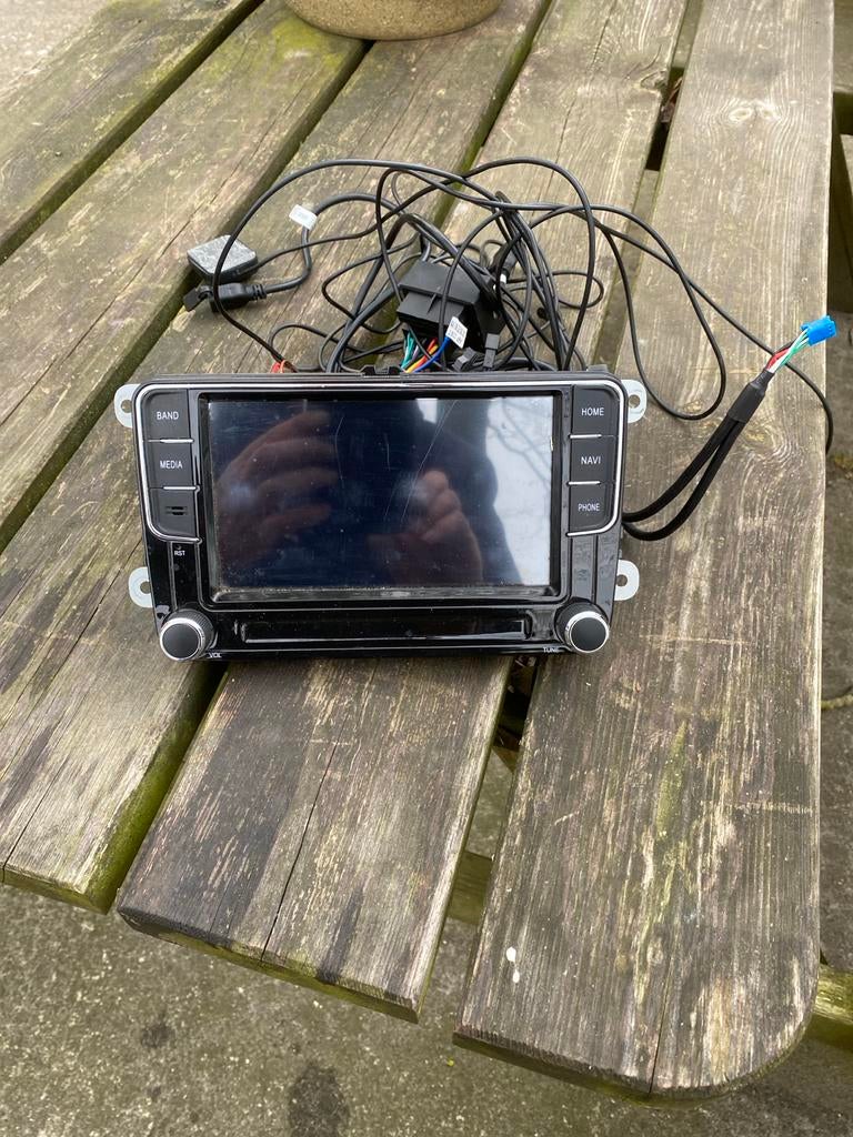 Auto Radio Navigatie  transporter t6 2018, Auto diversen, Autoradio's, Ophalen of Verzenden, Gebruikt