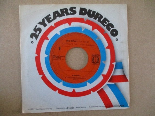 s1312 carlos - big bisou 2, Ophalen, Gebruikt, 7 inch, Overige genres