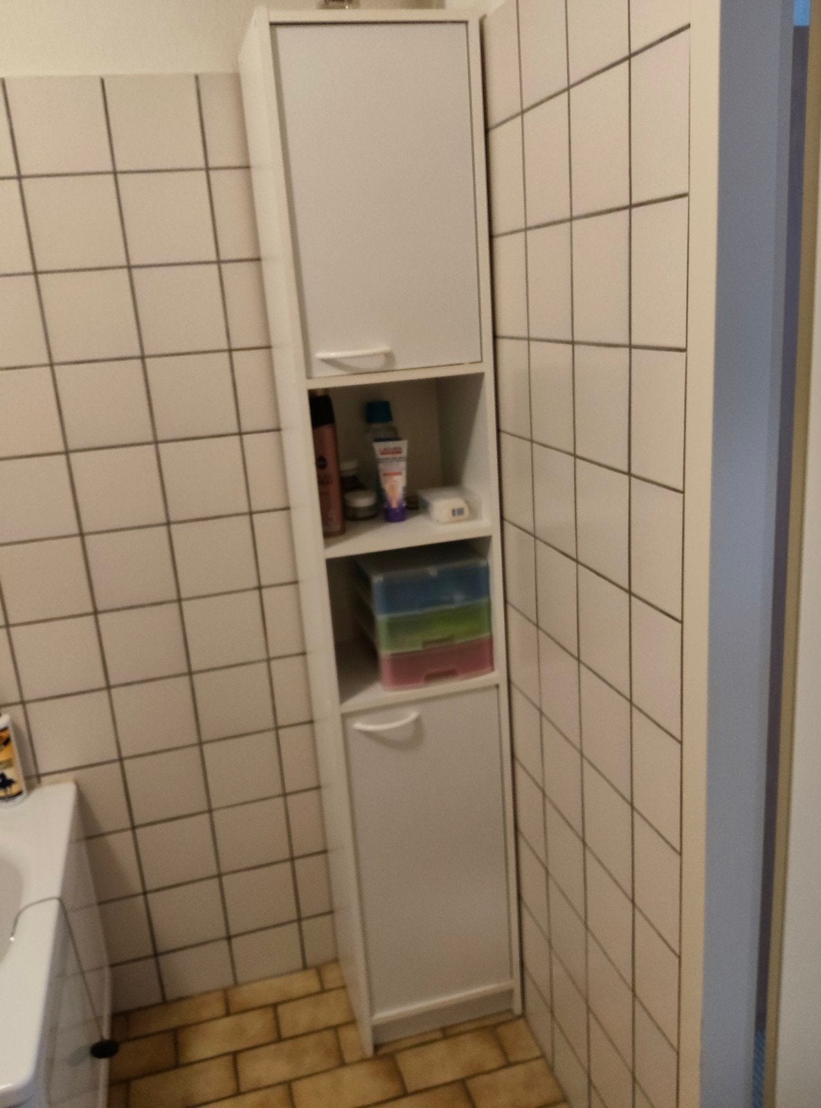 Badkamer kast, Huis en Inrichting, Badkamer | Badkamermeubels, Ophalen, (Half)hoge kast, Minder dan 50 cm, 150 tot 200 cm