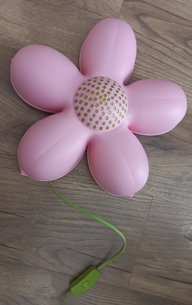 lamp wandlamp kinderkamer Ikea roze bloem, Huis en Inrichting, Gebruikt, IKEA, Roze, Wandlamp