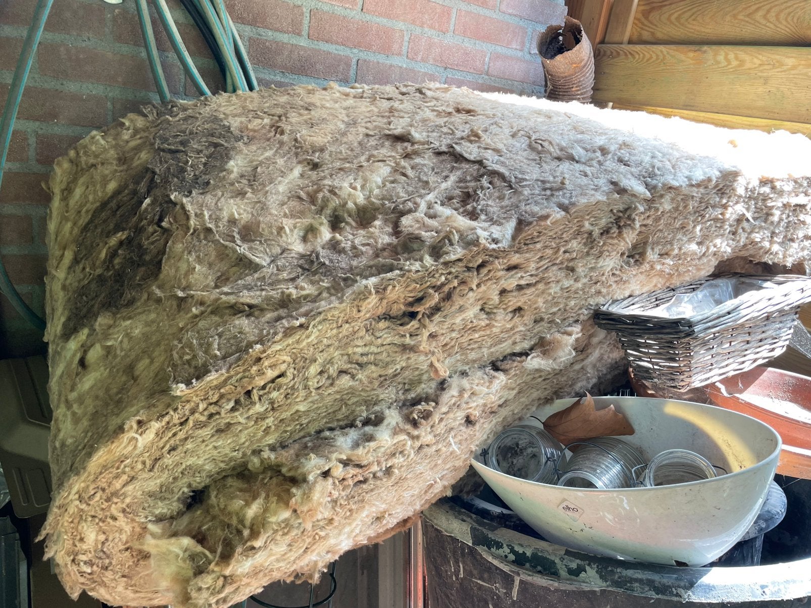 Glaswol, bruin, 12 cm of meer, Nieuw, Ophalen of Verzenden, Minder dan 5 m²