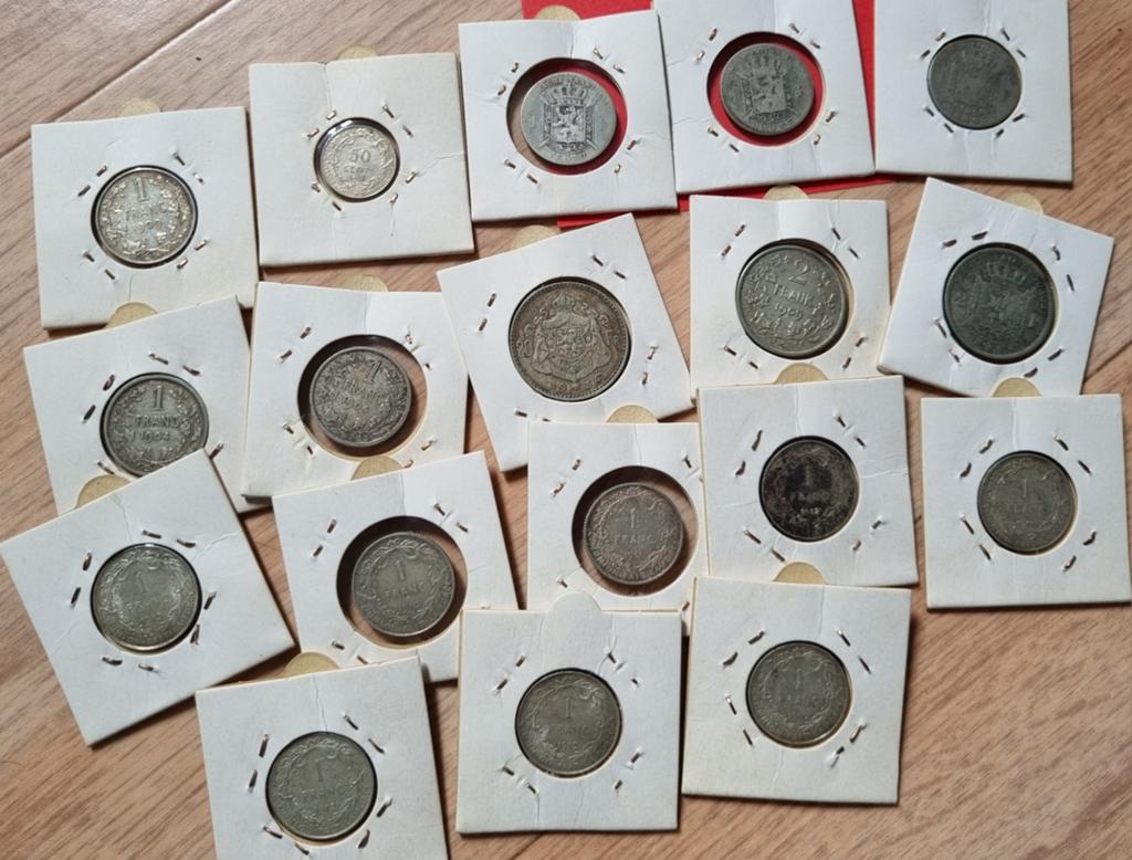Lotje zilveren munten België, Ophalen of Verzenden