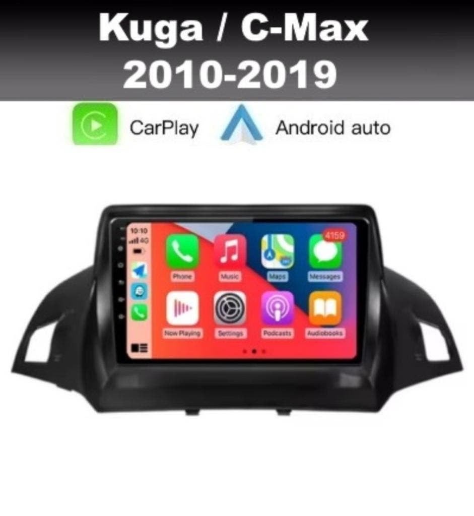 Ford Kuga C-Max radio navigatie android 14 apple carplay dab, Auto diversen, Ophalen of Verzenden, Nieuw