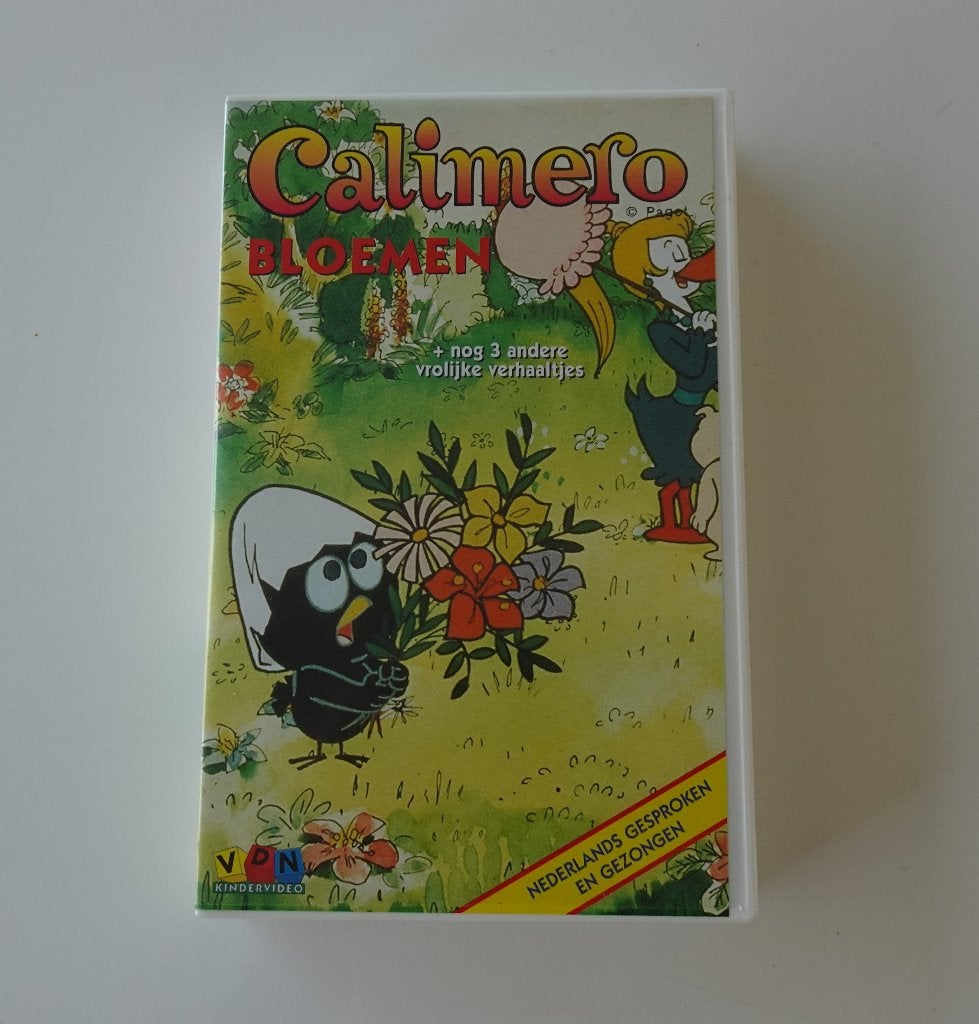 Calimero en z'n Vriendjes - Tekenfilms op VHS 1997, Alle leeftijden, Ophalen, Zo goed als nieuw