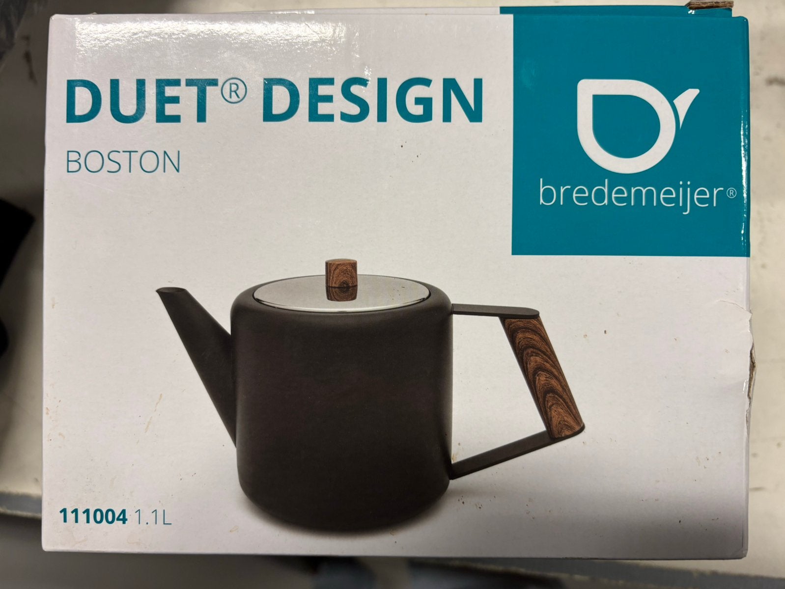 Bredemeijer Duet Boston Theepot 1,1L – Dubbelwandig Nieuw, Ophalen of Verzenden, Nieuw