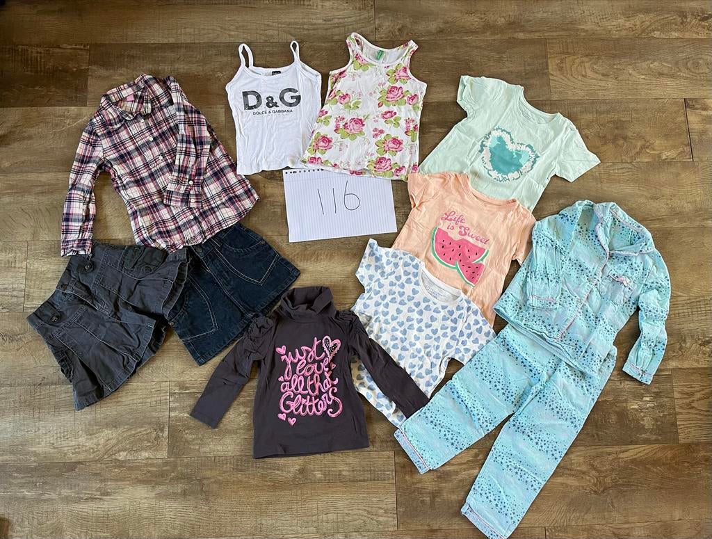 Kledingpakket maat 116, Ophalen of Verzenden, Gebruikt, Maat 116