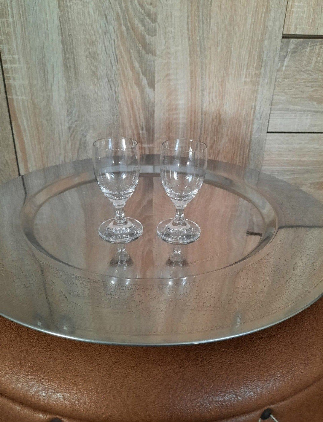 2 Cognac glazen, Ophalen of Verzenden