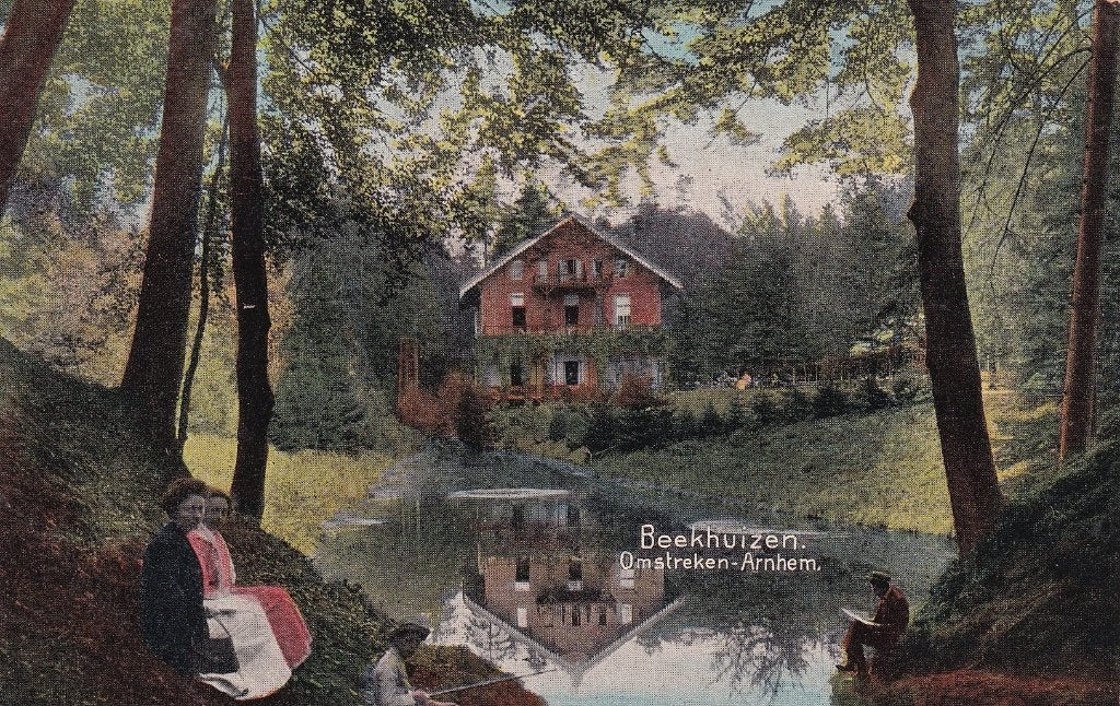 Beekhuizen, Verzamelen, Ansichtkaarten | Nederland, Verzenden, Voor 1920, Gelopen, Gelderland