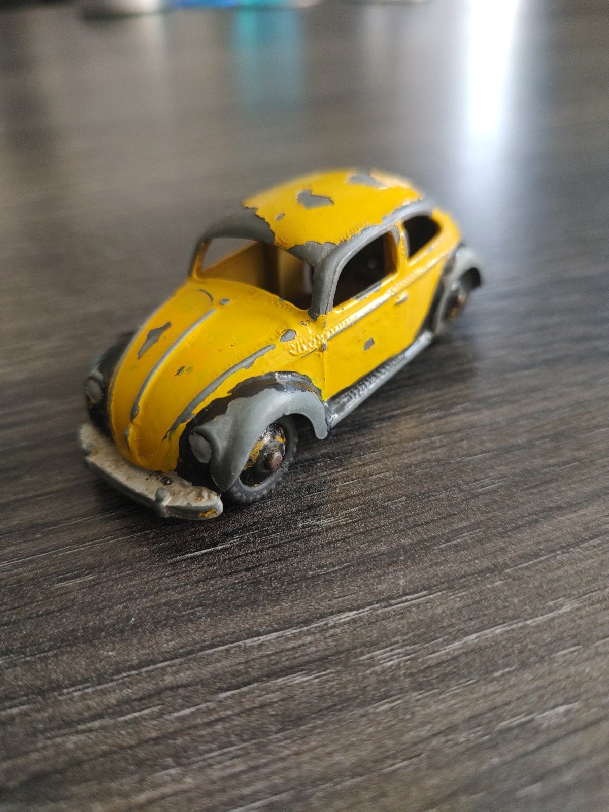 Zeldzame Dinky Toys 262 Volkswagen Kever Zwitserse post, Ophalen of Verzenden, Gebruikt