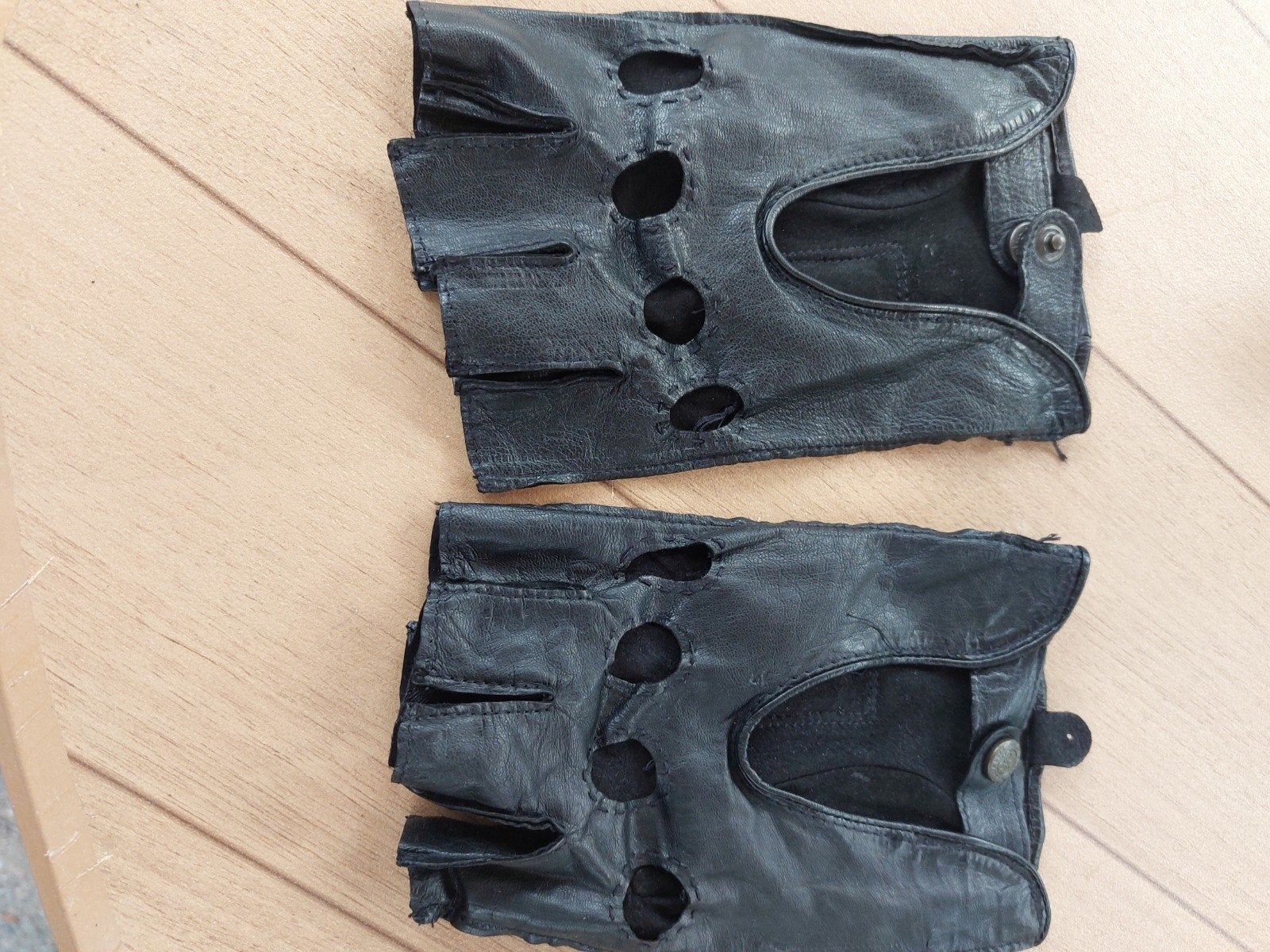 te koop leren vingerloze motor handschoenen, Ophalen of Verzenden, Nieuw met kaartje, Handschoenen
