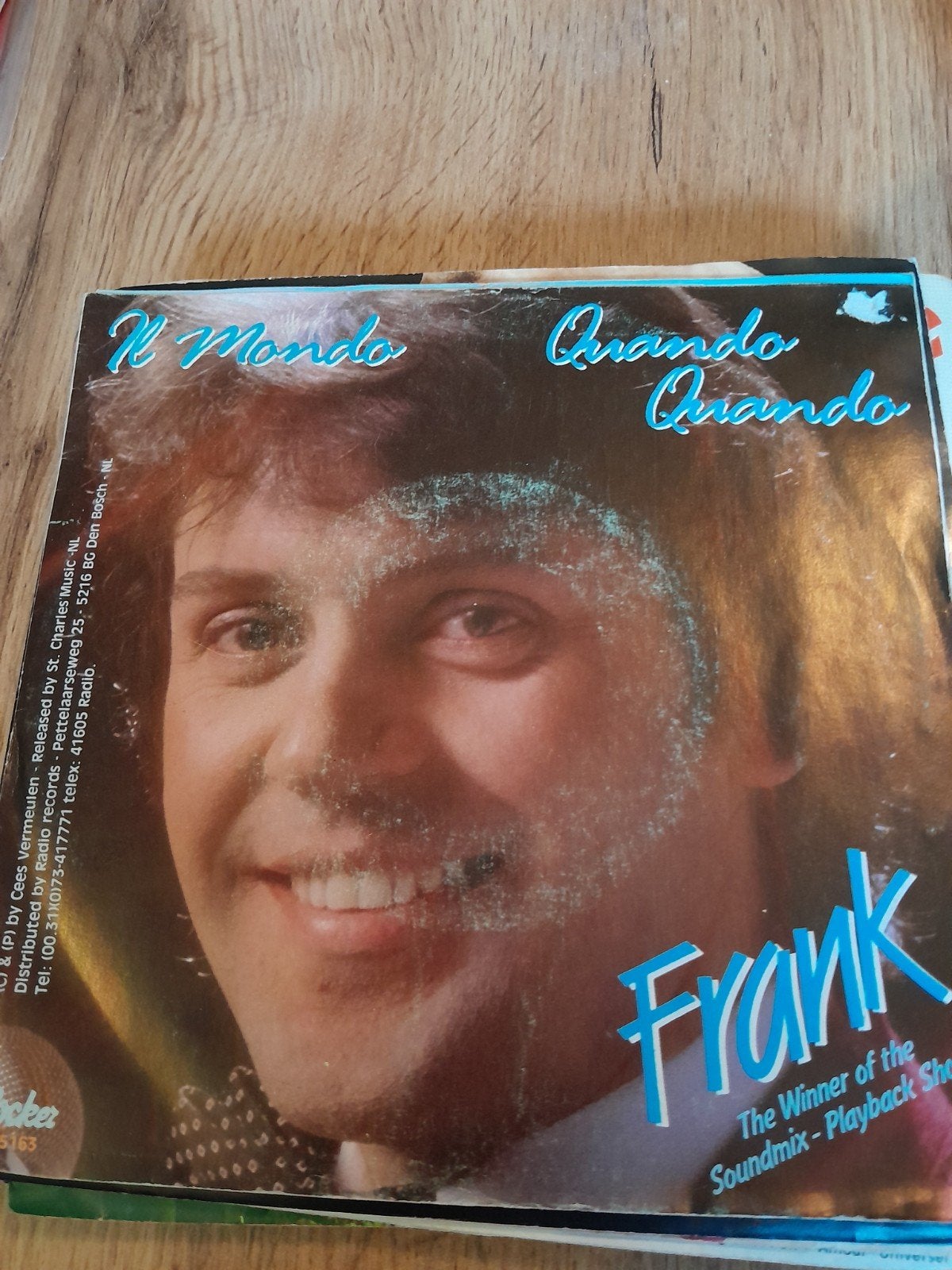 Frank 7 inch le mondo, Ophalen of Verzenden, Zo goed als nieuw, Pop