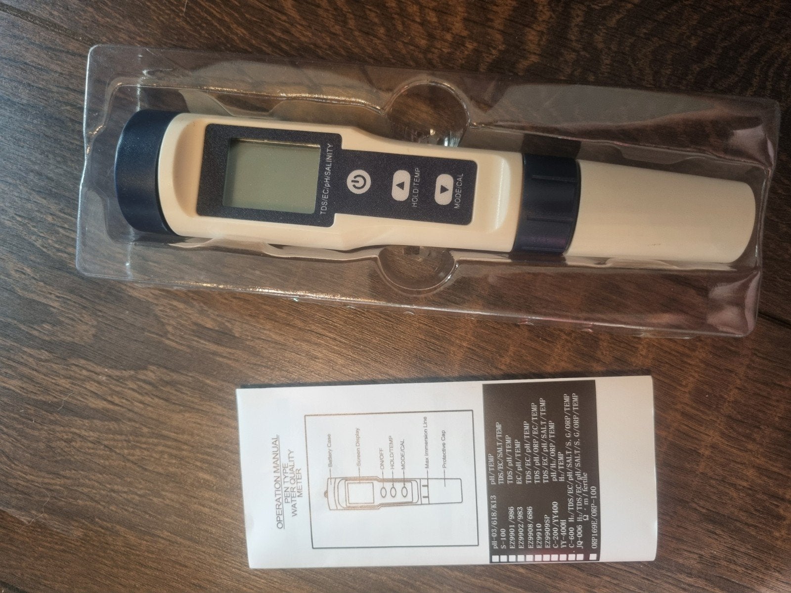 Multifunctionele kwaliteit Tester TDS/EC/Saliniteit/Temp, Ophalen of Verzenden, Nieuw, Overige meters