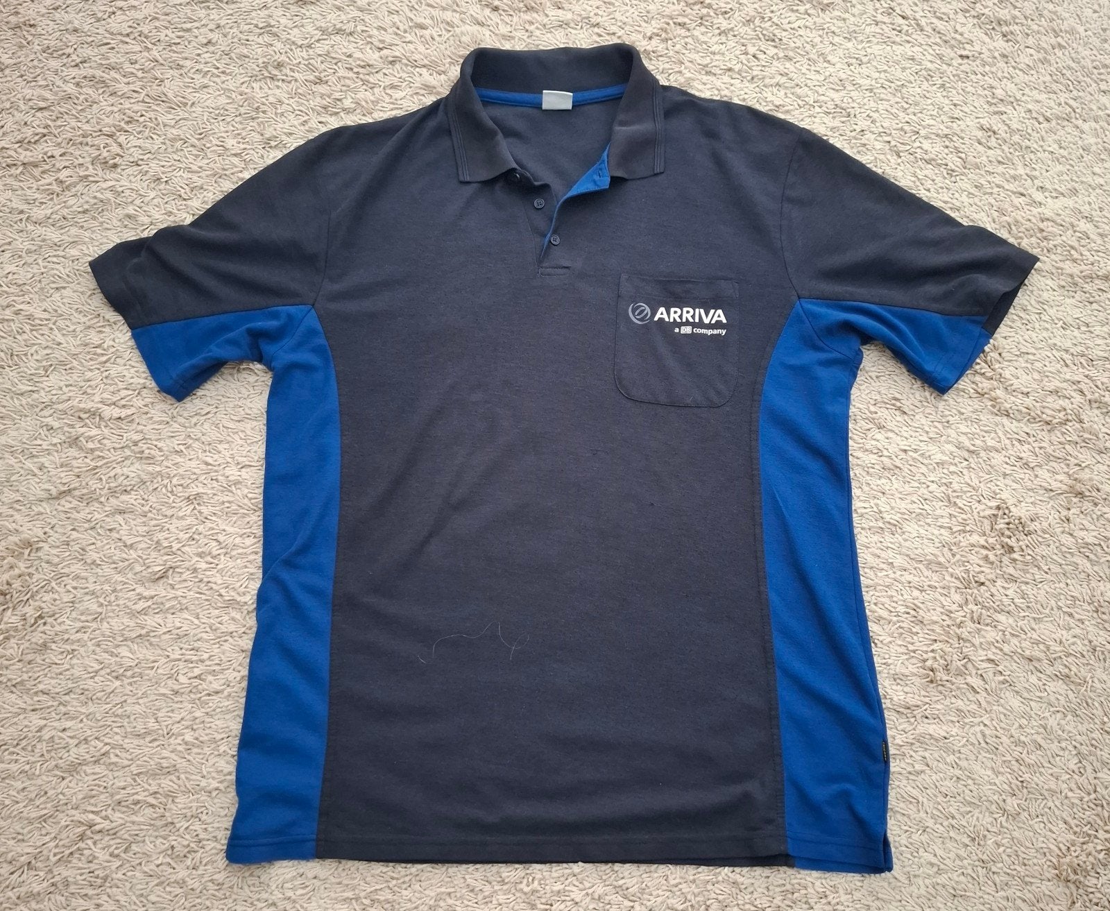 Arriva Poloshirt Maat XXL - Tricorp Workwear, Verzamelen, Spoorwegen en Tramwegen, Ophalen of Verzenden, Zo goed als nieuw, Bus of Metro