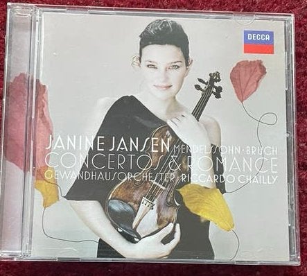 Janine Jansen - Mendelssohn Bruch Concertos & Romance CD, Ophalen of Verzenden, Romantiek, Zo goed als nieuw, Orkest of Ballet