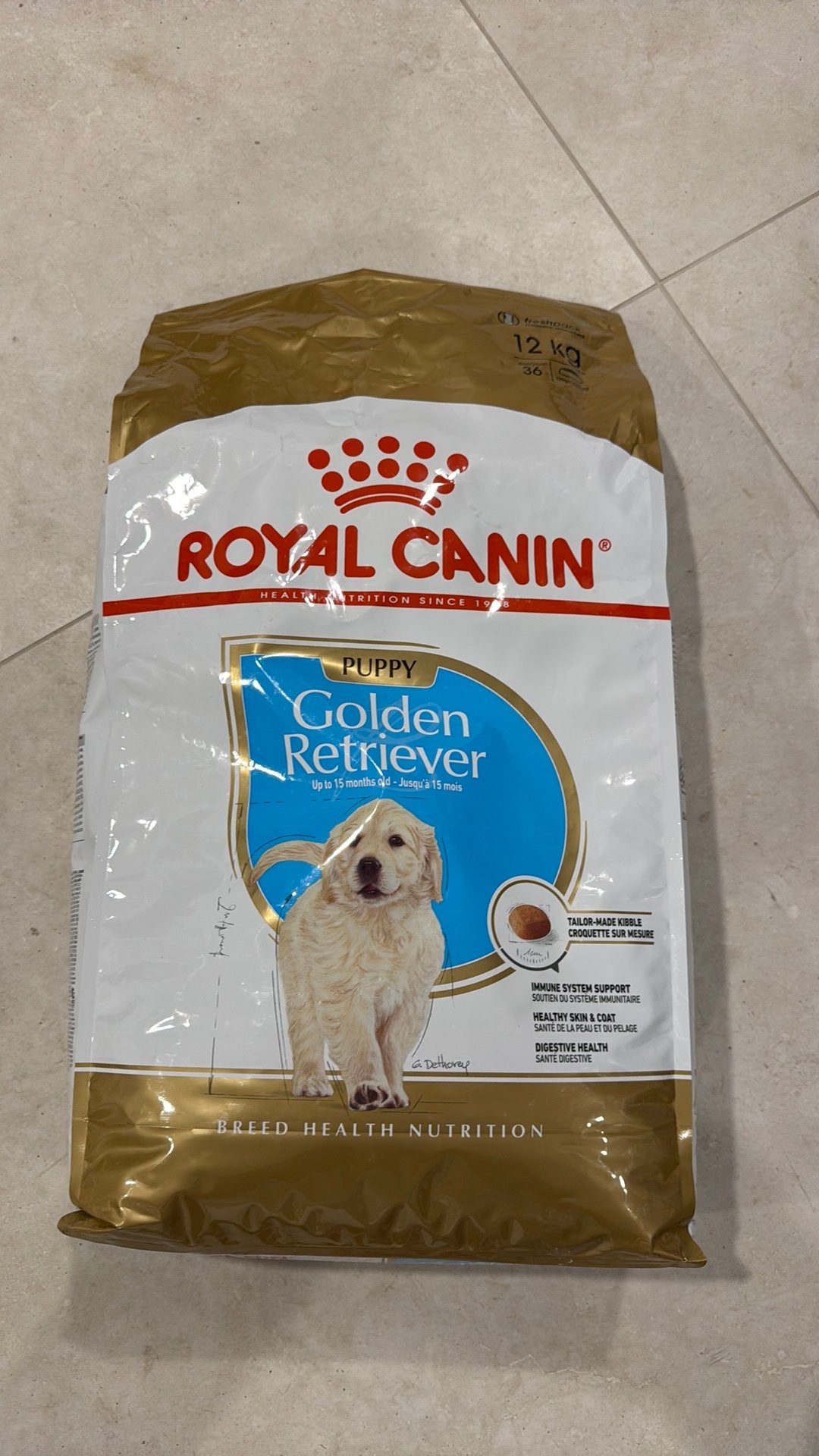 Royal canin golden retriever puppy voer 12 kg, Dieren en Toebehoren, Ophalen, Hond