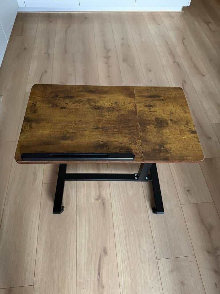 Laptoptafel op wielen - Industrieel, Computers en Software, Ophalen, Nieuw, In hoogte verstelbaar