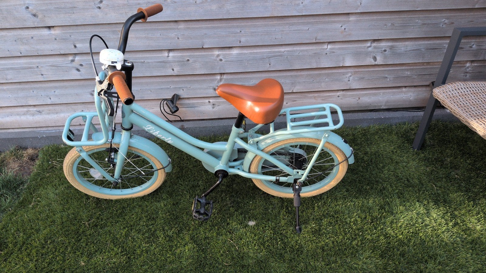 Mooie meisjesfiets 18 inch met zijwieltjes, Ophalen, Gebruikt, 18 inch
